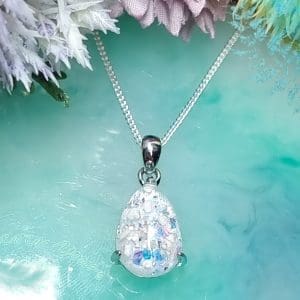 Cremation ashes necklace, Ashes necklace